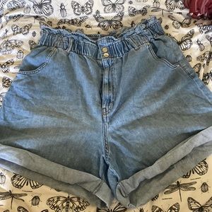 Light Blue Denim Shorts